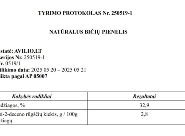Bičių pienelis 15 g