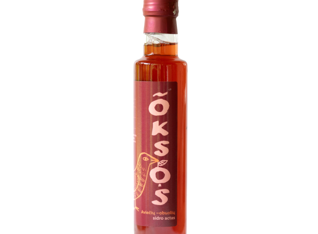 Aviečių-obuolių sidro actas „Oksos“ 250 ml