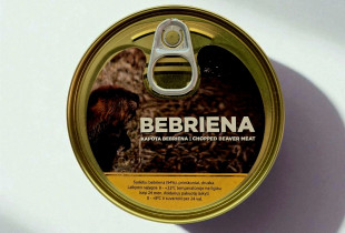 Bebrienos mėsos konservai...