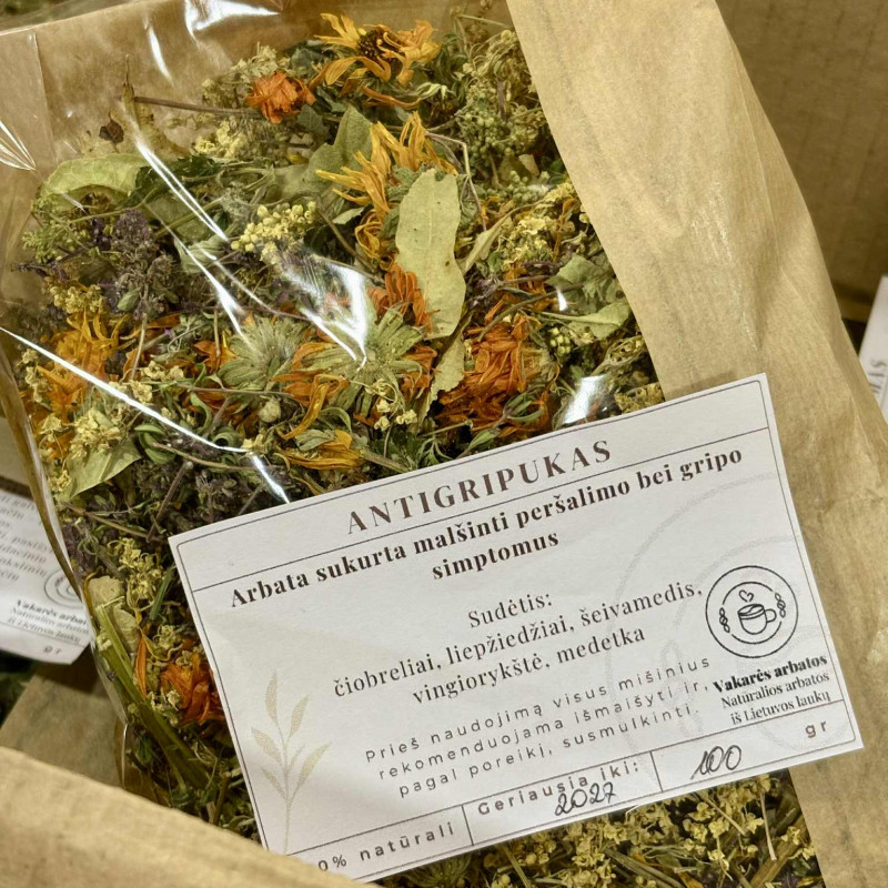Žolelių mišinys peršalimui (arbata)