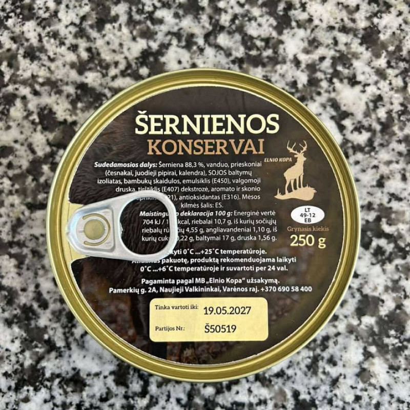 Šernienos konservas