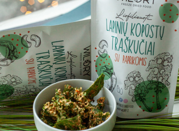 Liofilizuoti lapinių kopūstų traškučiai