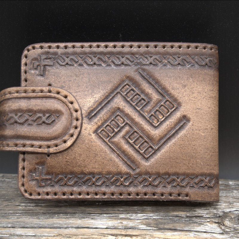 Piniginė "Žalčių Karalienė" (ruda)