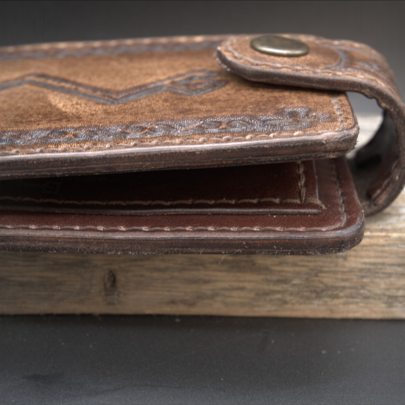 Piniginė "Žalčių Karalienė" (ruda)