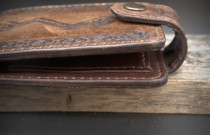 Piniginė "Žalčių Karalienė" (ruda)