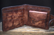 Ruda Odinė Piniginė