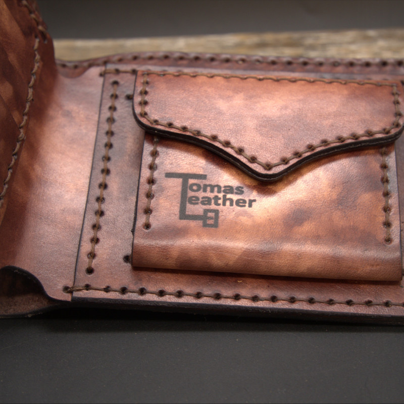 Ruda Odinė Piniginė