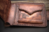 Ruda Odinė Piniginė