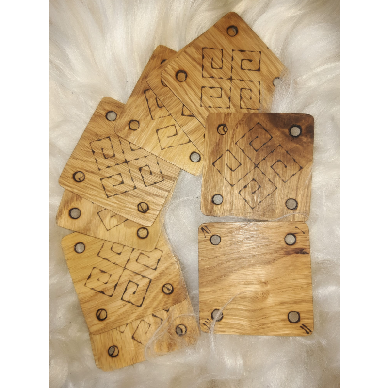 Vytinių juostų audimo įrankiai - burtos