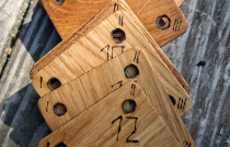 Vytinių juostų audimo įrankiai - burtos