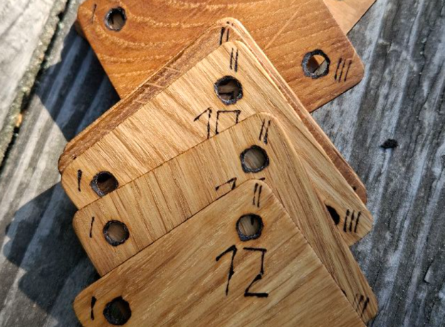 Vytinių juostų audimo įrankiai - burtos