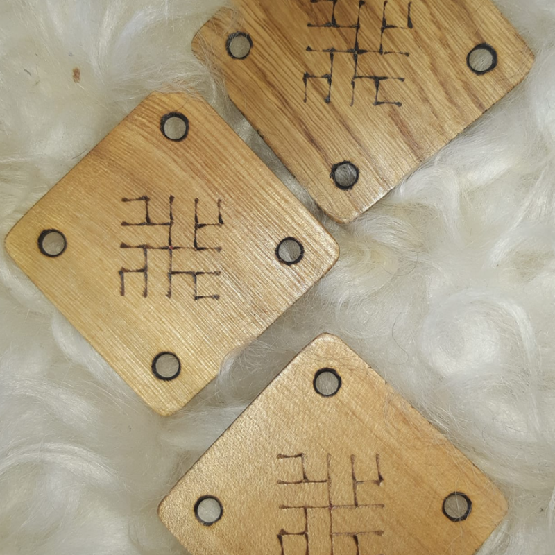 Vytinių juostų audimo įrankiai - burtos