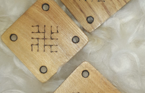 Vytinių juostų audimo įrankiai - burtos