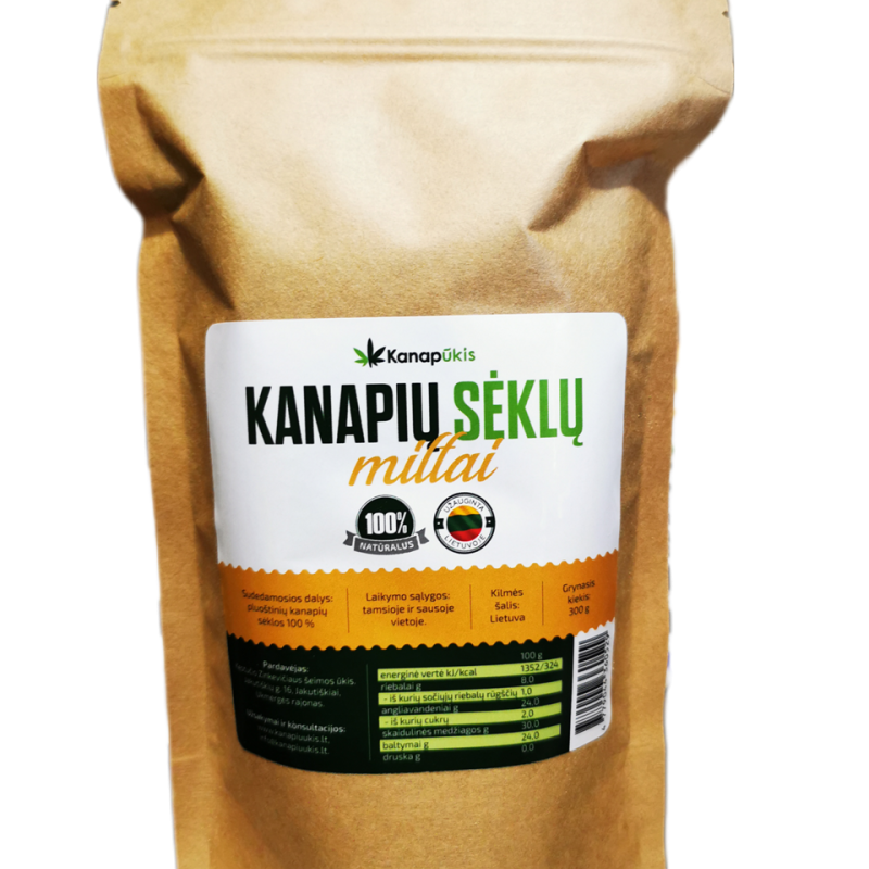 Kanapių sėklų miltai 300 g