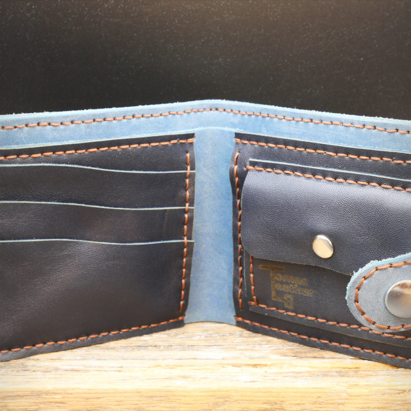 Piniginė "Crazy Horse" (mėlyna)