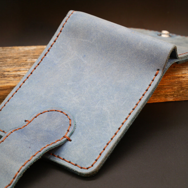 Piniginė "Crazy Horse" (mėlyna)