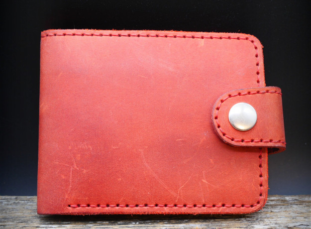 Piniginė "Crazy Horse" (raudona)