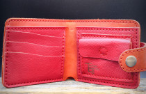 Piniginė "Crazy Horse" (raudona)