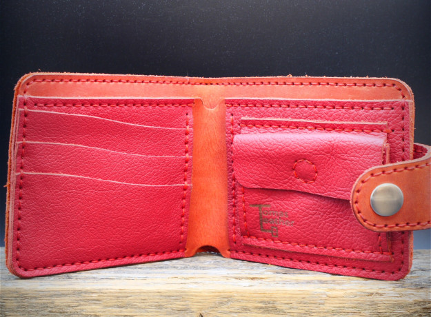 Piniginė "Crazy Horse" (raudona)