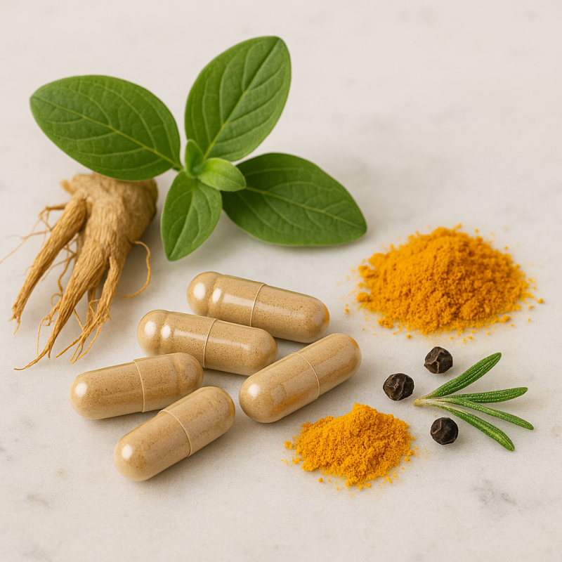  Žolelių mišinys cholesterolio kontrolei. Japoninis pelėvirkštis, dažinė ciberžolė, juodasis pipiras.  60 kapsulių. 