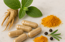  Žolelių mišinys cholesterolio kontrolei. Japoninis pelėvirkštis, dažinė ciberžolė, juodasis pipiras.  60 kapsulių. 