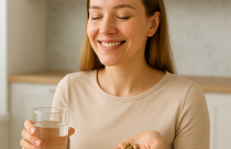  Žolelių mišinys cholesterolio kontrolei. Japoninis pelėvirkštis, dažinė ciberžolė, juodasis pipiras.  60 kapsulių. 