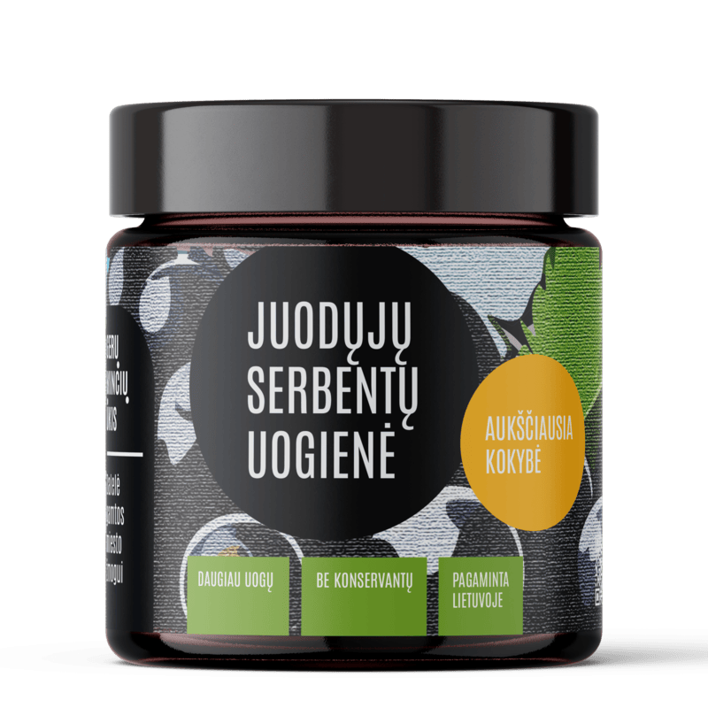 Juodųjų serbentų uogienė, 230g