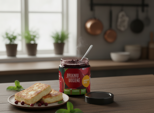 Bruknių uogienė, 230g