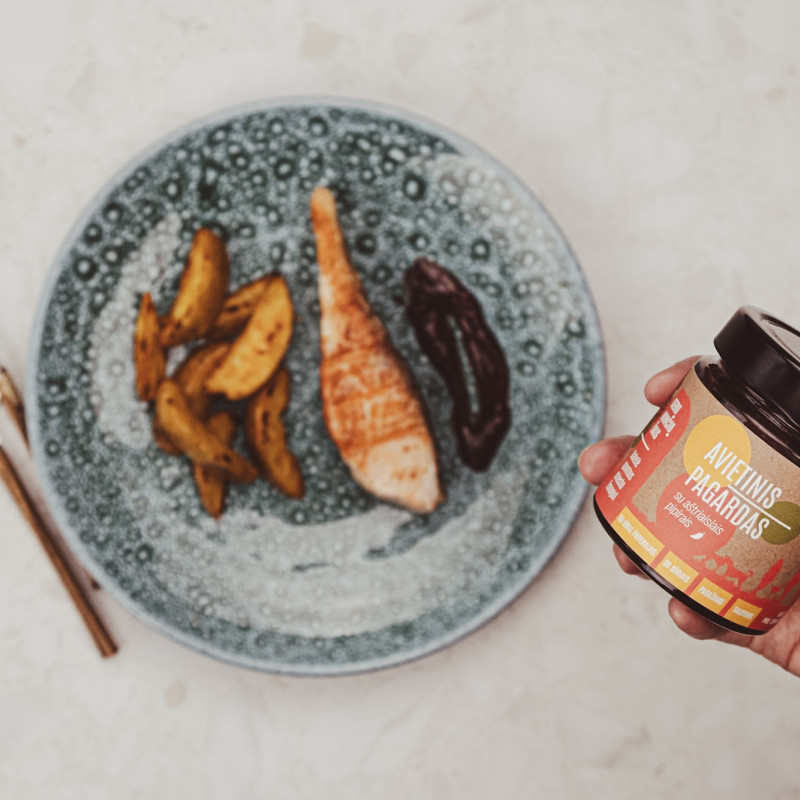 Avietinis pagardas su aštriaisiais pipirais, 230g