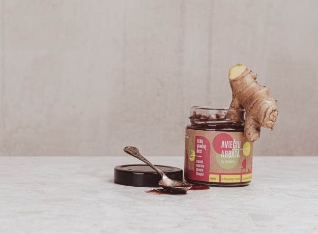 Aviečių arbata su imbieru, 230 g