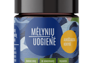 Mėlynių uogienė, 230g