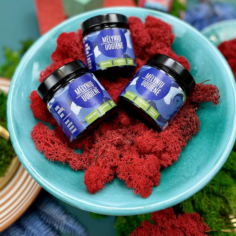 Mėlynių uogienė, 230g