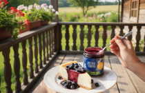 Mėlynių uogienė, 230g