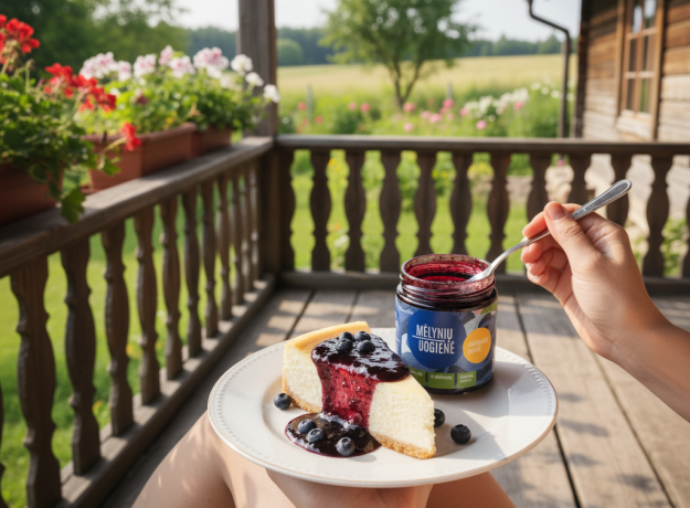 Mėlynių uogienė, 230g