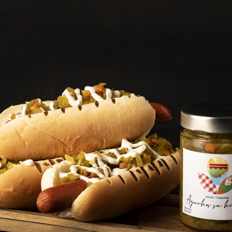 Agurkų pagardas su krapais 314 ml