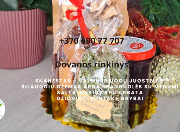 Natūralus valgomų dovanų rinkinys