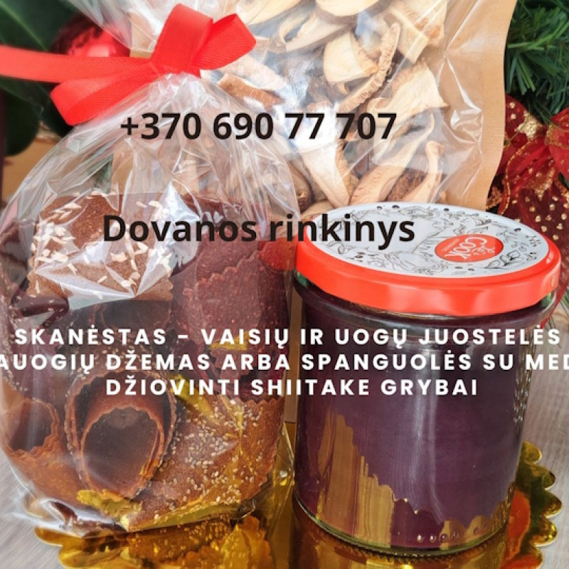 Natūralus valgomų dovanų rinkinys