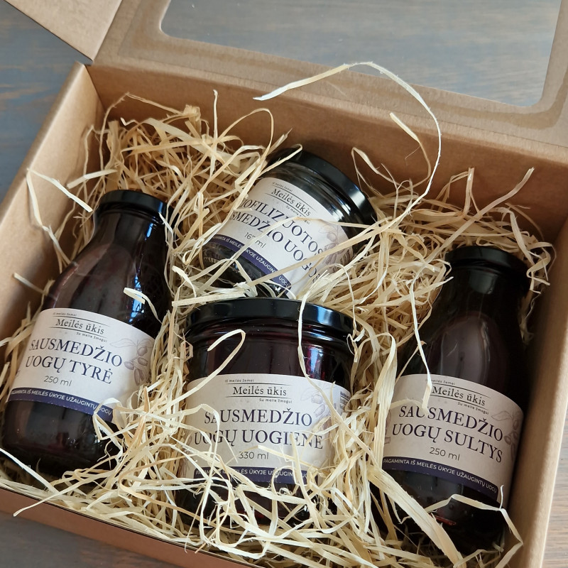 Liofilizuotos sausmedžio uogos, 167 ml stiklainėlyje