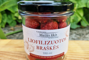 Liofilizuotos braškės, 330...