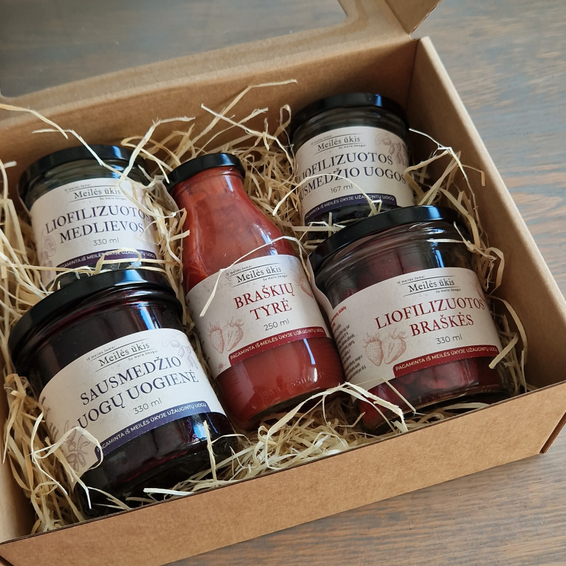 Liofilizuotos medlievos, 167 ml stiklainėlyje