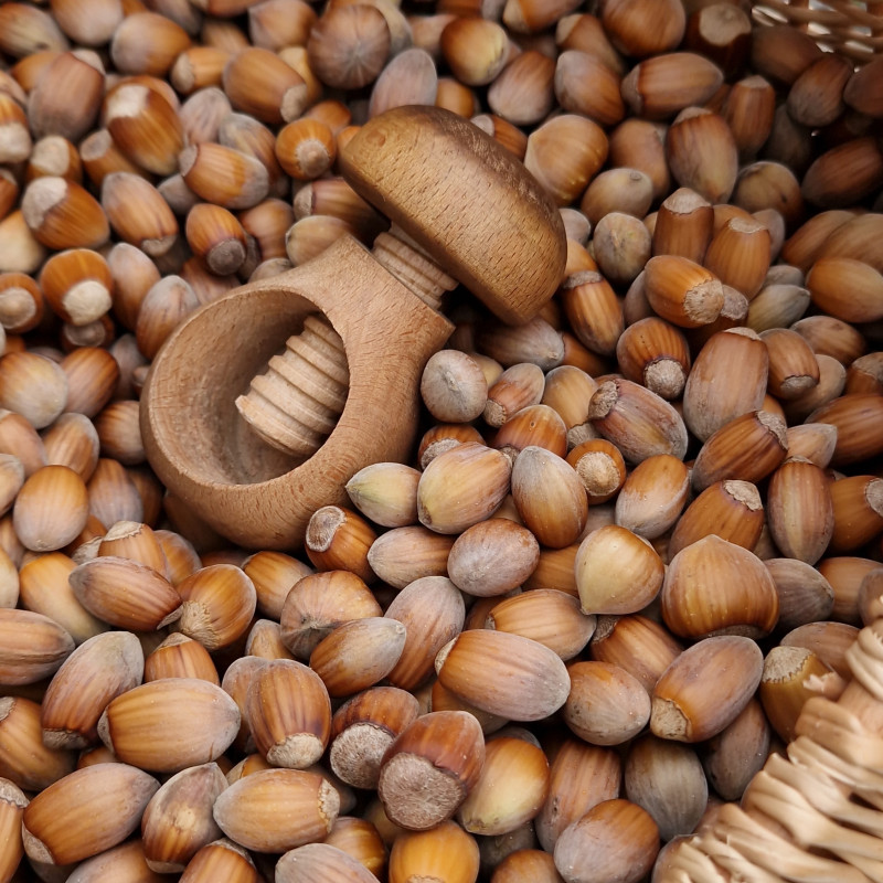 Lazdyno riešutai kevaluose, kg