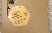 Bičių vaško drobelių rinkinys „Avinukai“ (3 vnt) rudo kartono pakuotėje