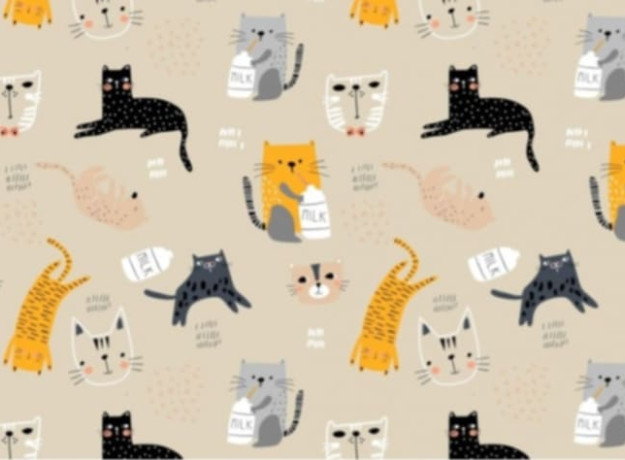 Bičių vaško drobelių rinkinys „Katinukai“ (3 vnt) rudo kartono pakuotėje