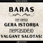 Stalo dekoracija: lentelė „Baro stalui“