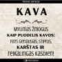 Stalo dekoracija: lentelė „Kavos staliukui“