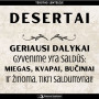Stalo dekoracija: lentelė „Desertų stalui“