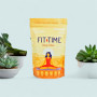 Skaidulinių medžiagų šaltinis su margainiu „FIT Time” 500 g