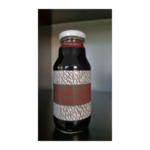Juodųjų ir raudonųjų serbentų sirupas „Juodai raudonas skanumas” 330 ml