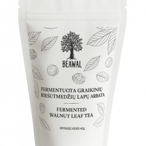 Fermentuota Graikinių riešutmedžių arbata BEAWAL