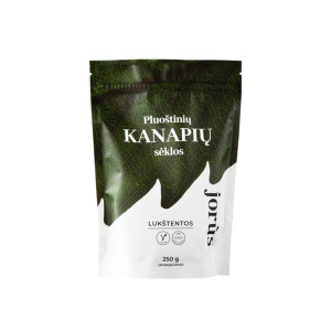Lukštentos pluoštinių kanapių sėklos Jorus, 250 g